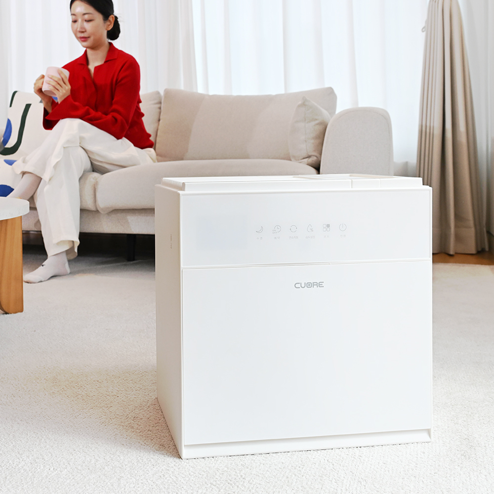 쿠오레 대용량 기화식 가습기 사무실 거실 대형 업소용 저소음 CHD-E15B