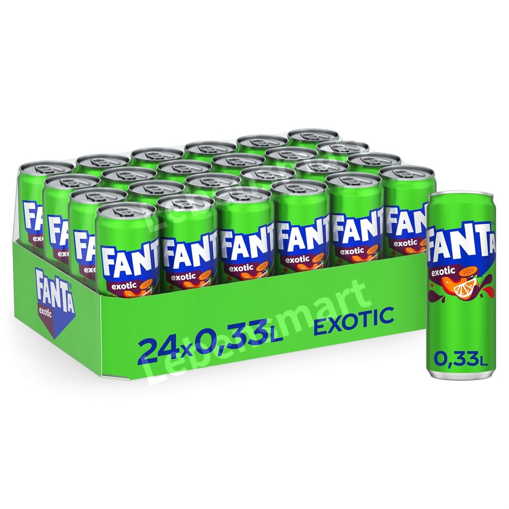 독일 환타 엑조틱 트로피칼 탄산음료 330ml x 24캔 환타 엑조틱 - 상품 이미지