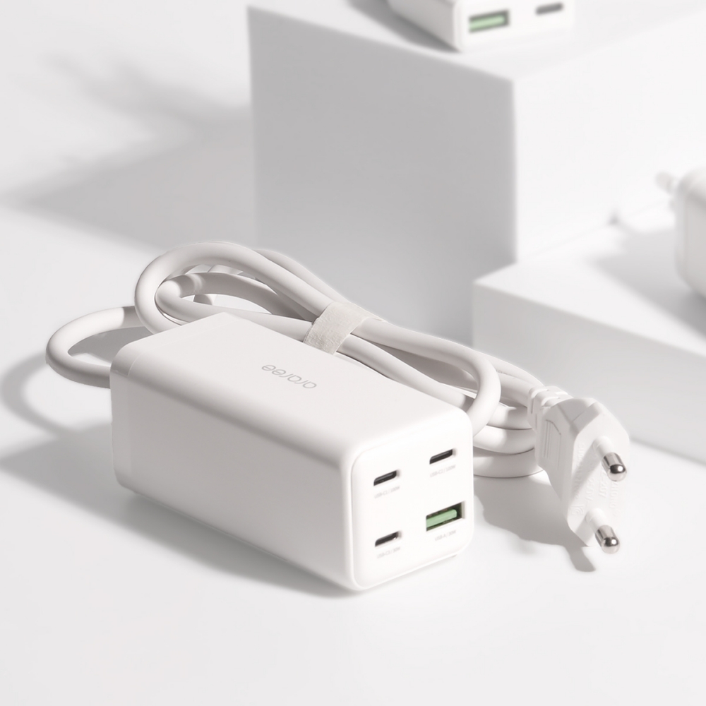 100W GaN 4포트 1.5m 전원선 일체형 PD PPS 초고속 충전기 볼트100 - 상세 이미지 3