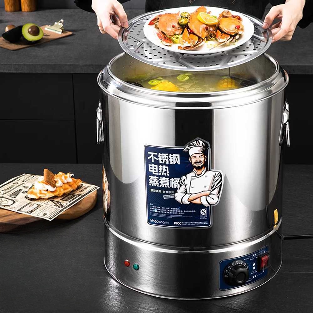 물 끓이기 자동 물통 전기포트 온수 가열 라면 뷔페 50L - 상세 이미지 2