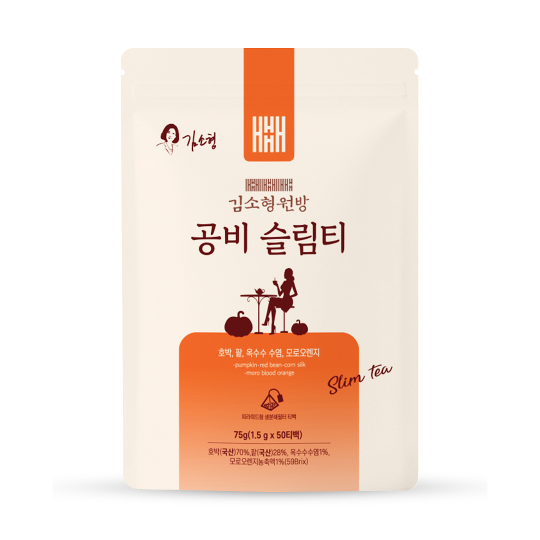 김소형 공비슬림티 붓기 호박팥차 옥수수염차 모로오렌지 티백 50개입 - 상세 이미지 3