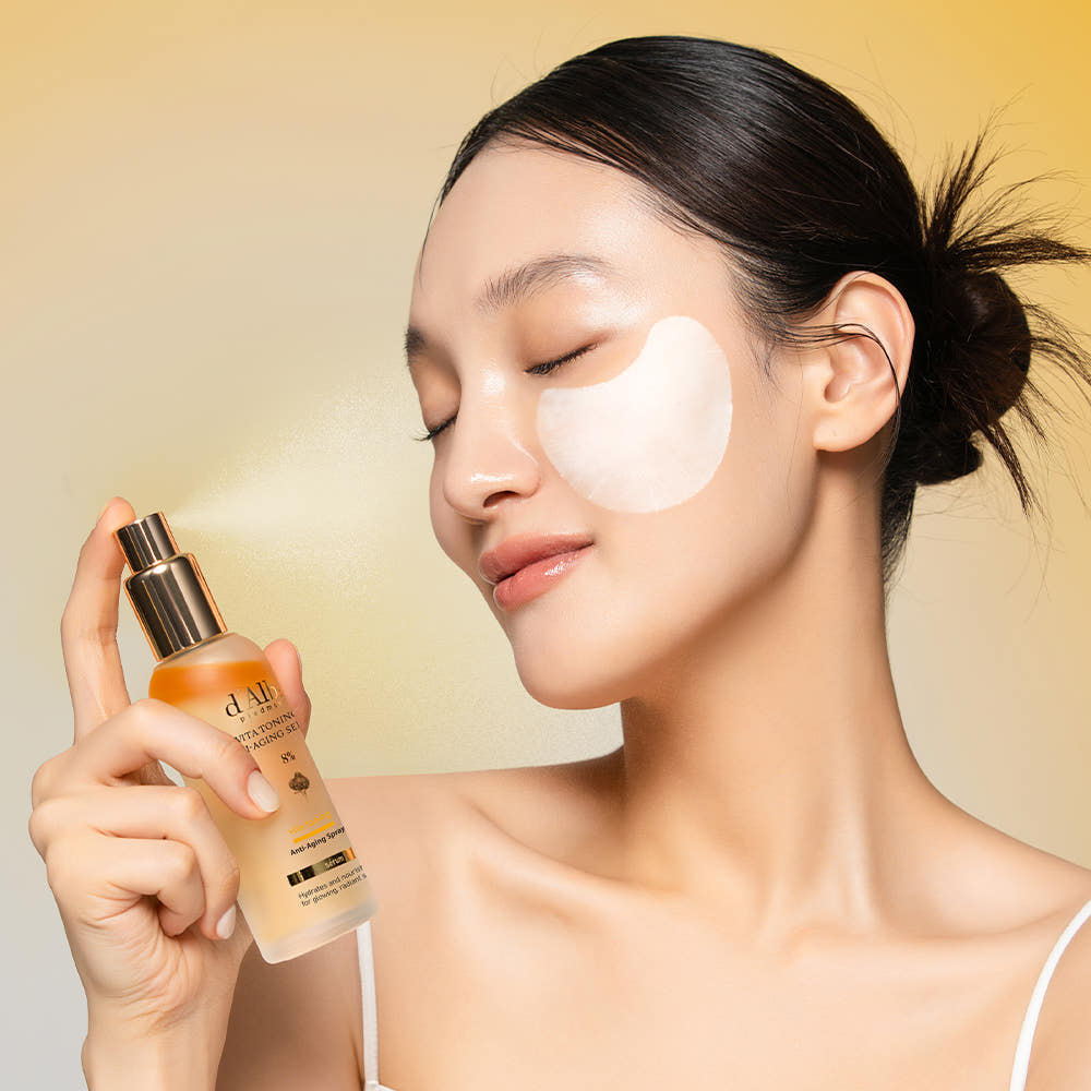 [생기 집중 케어 2종] 달바 비타 토닝 미스트 8% 70ml+비타 5만 패치 세트 #뿌리는 속광 화이트닝 세럼 제품 이미지