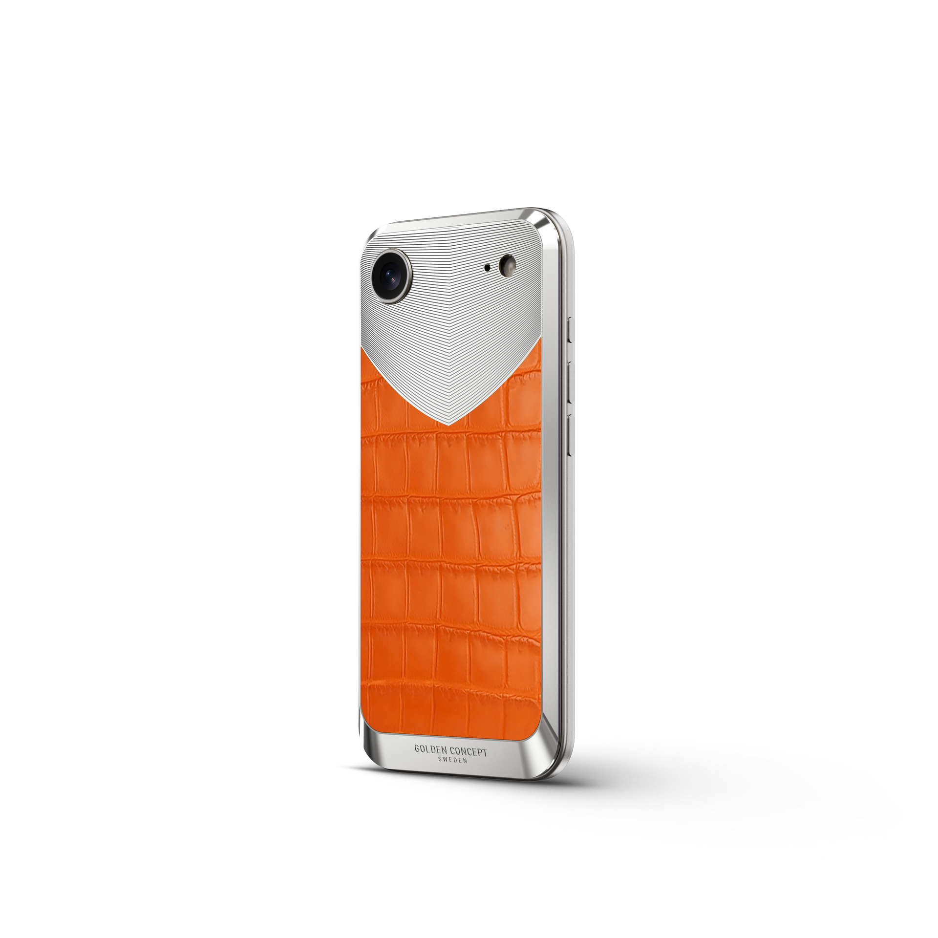 골든컨셉 아이폰17 케이스 - RST17 - Magnetic Shield Alligator Edition - Matte Orange - 상세 이미지 5