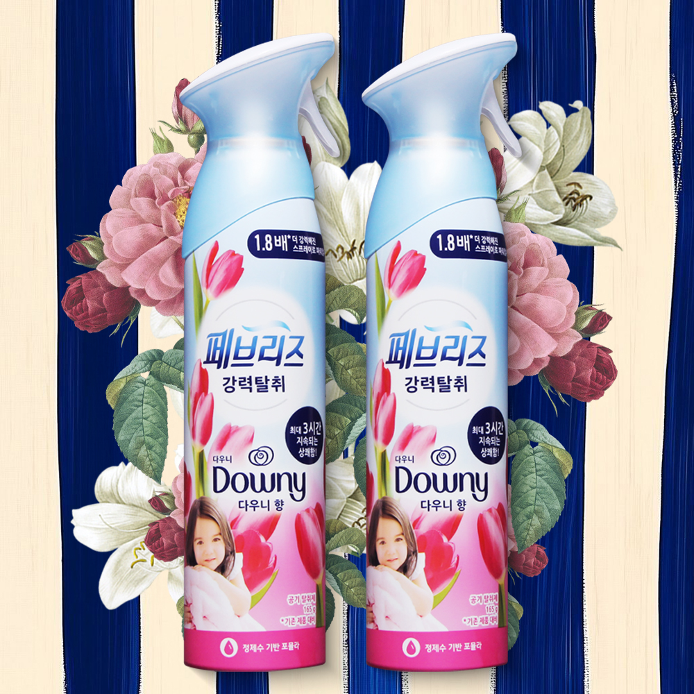페브리즈 에어 다우니향 공기탈취제 165g 2개 냄새제거 룸스프레이 - 메인 이미지
