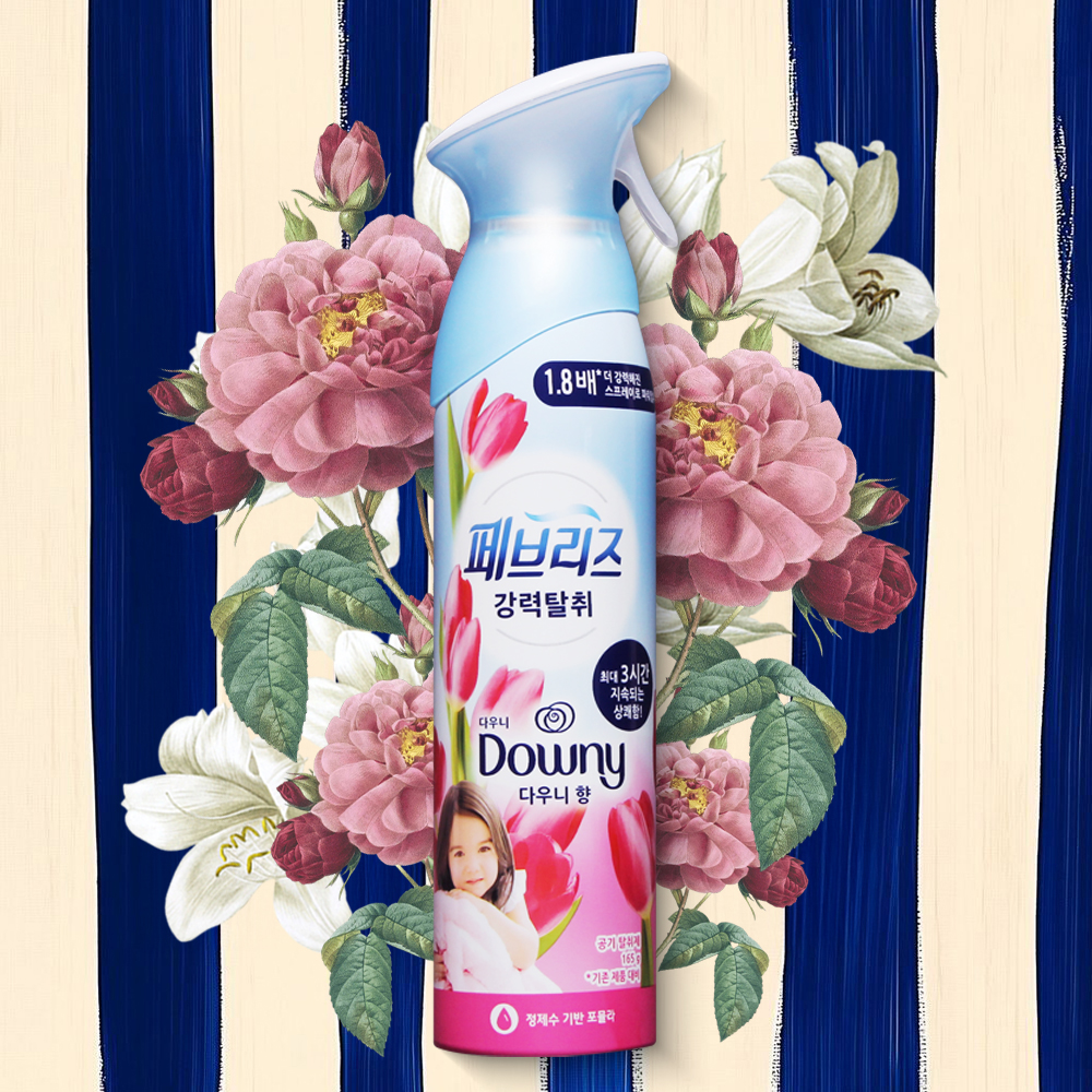 페브리즈 에어 다우니향 공기탈취제 165g 1개 냄새제거 룸스프레이 - 메인 이미지