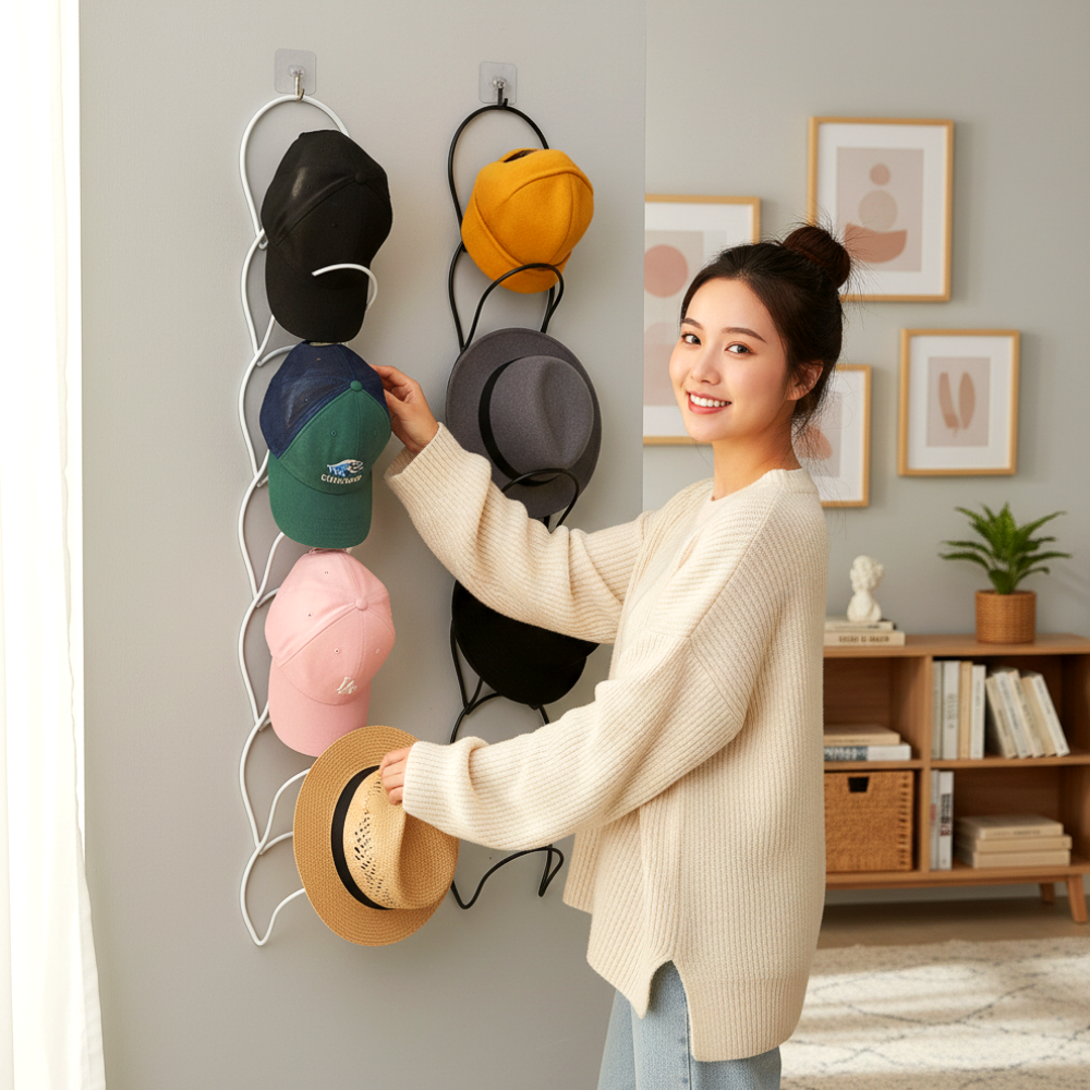 모자걸이 모자 거치대 문옷걸이 행거 후크 고리 걸이 상품 이미지