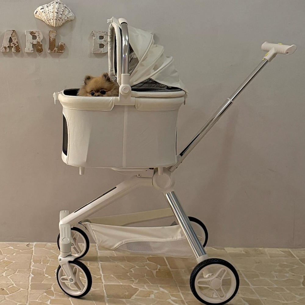 펫신져 모노 캐리어 분리형 접이식 반려동물 유모차 강아지 개모차