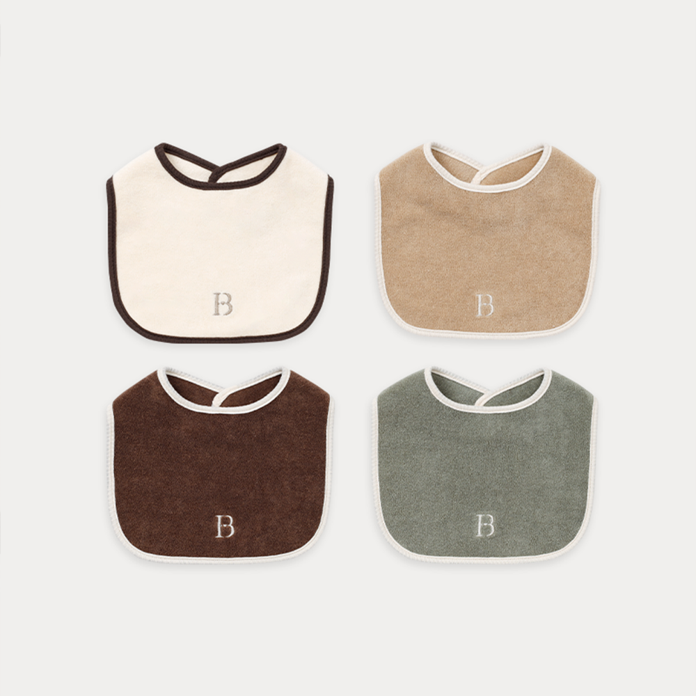 유럽풍 신생아 빕 빌리 프레니 테리 아기 턱받이 이유식 유아 용품 문센룩 아기외출복