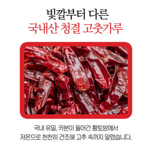 강화도 햇고춧가루 햇고추가루 김장용 보통 매운 고운 고춧가루 500g 국... 맛있게 먹은 솔직 후기 - 상품 이미지 4