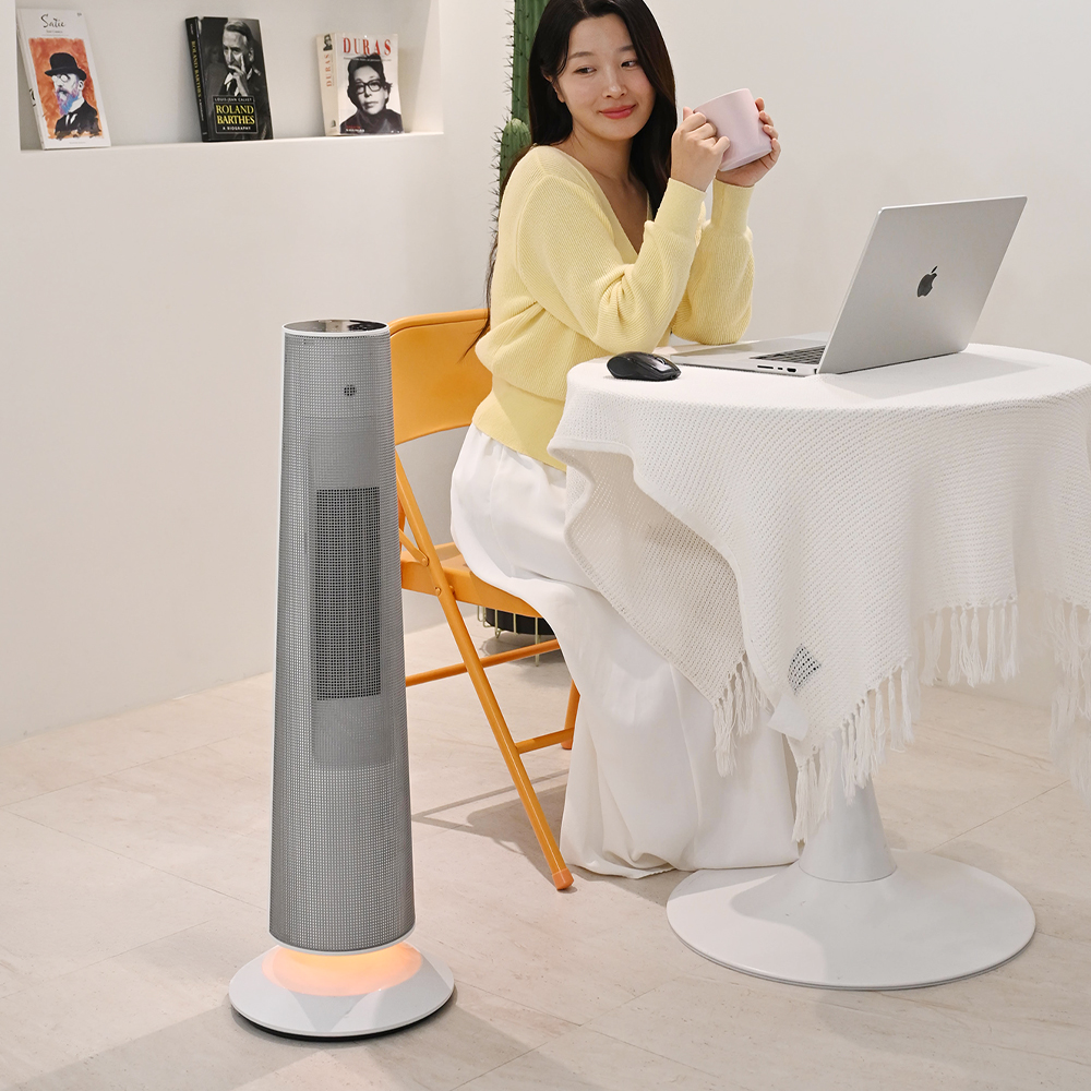쿠오레 온풍기 플로팅히터 가정용 사무실 업소용 원룸 욕실 난로 CH-F25W(화이트)