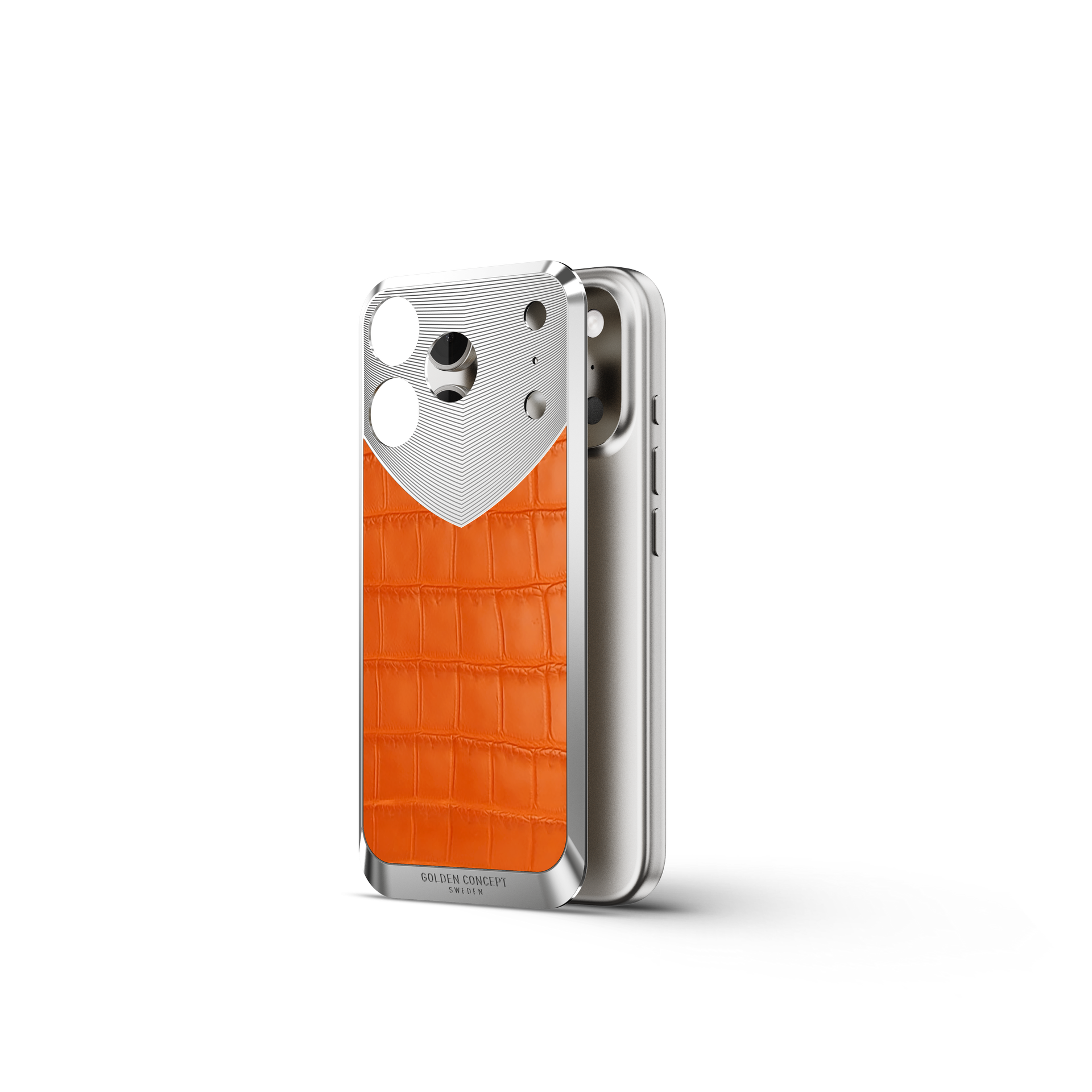 골든컨셉 아이폰17 케이스 - RST17 - Magnetic Shield Alligator Edition - Matte Orange - 상세 이미지 2