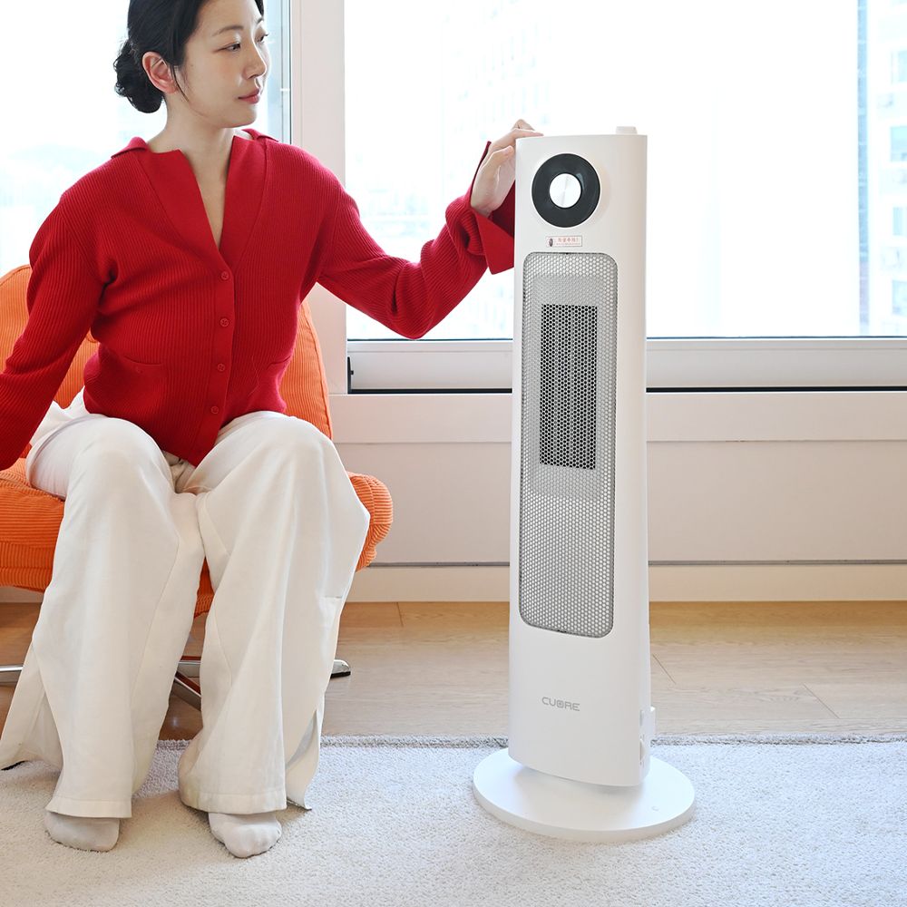 쿠오레 히터 가습 온풍기 전기 가정용 사무실 업소용 원룸 욕실 난로 CH-20H