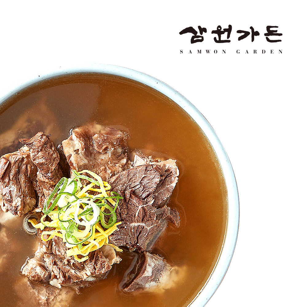 [삼원가든] 뼈없는 갈비탕 700g 5개 - 상품 이미지