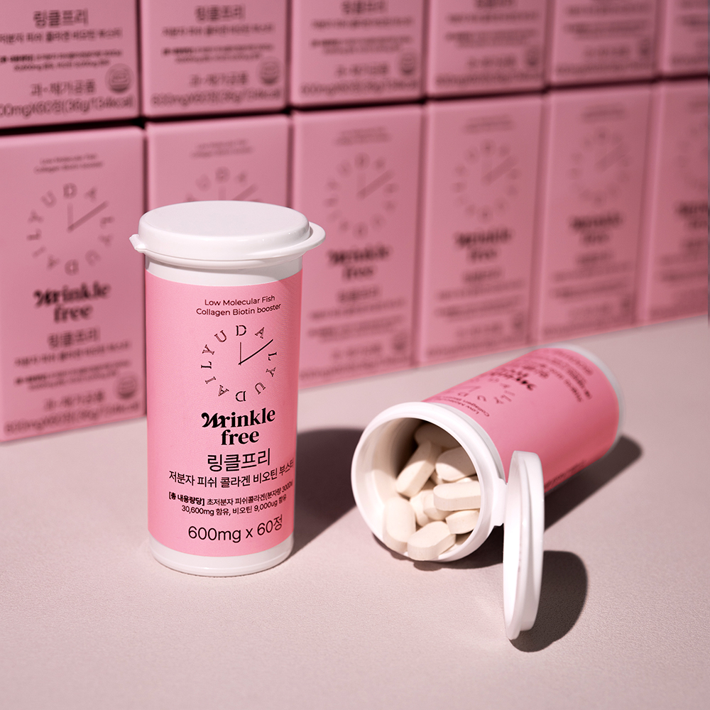 [6개월분] 데일리유 링클프리 저분자 피쉬 콜라겐 비오틴 부스터 60정, 6개 이미지 3