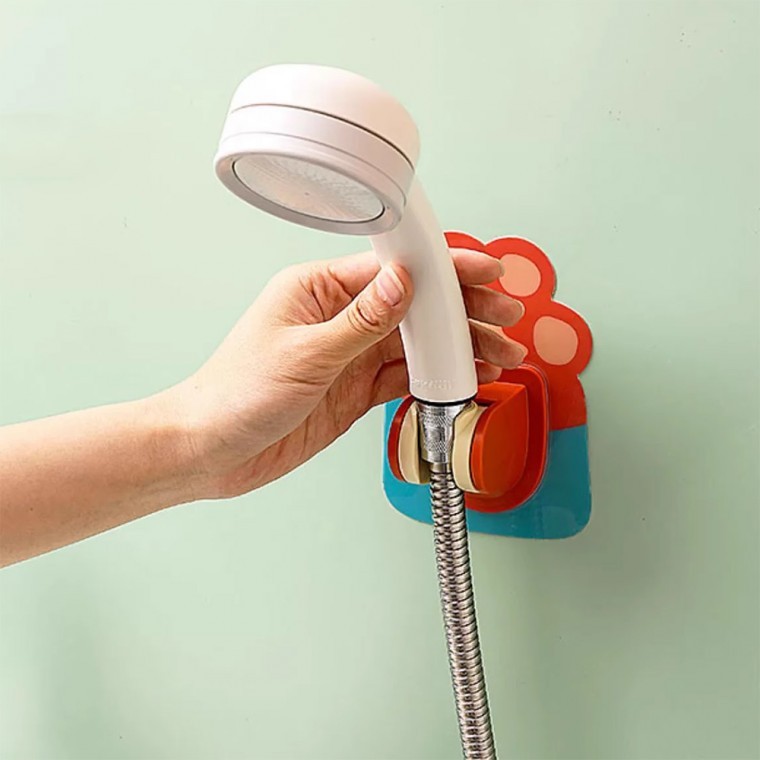 부착식 귀여운 아이 목욕걸이대 샤워기 홀더 걸이 - 상품 이미지