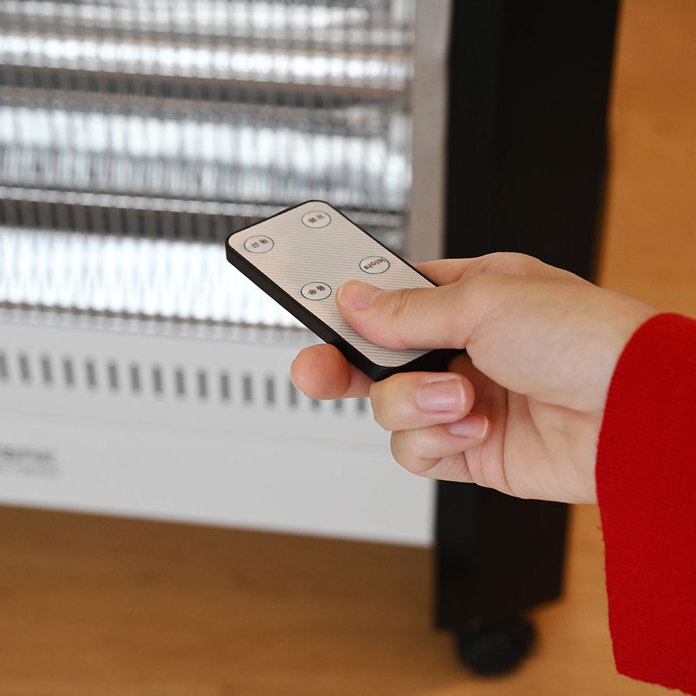 쿠오레 카본히터 전기난로 전기히터 원적외선 온풍팬 3D입체난방 3단온도조절 CH-33F