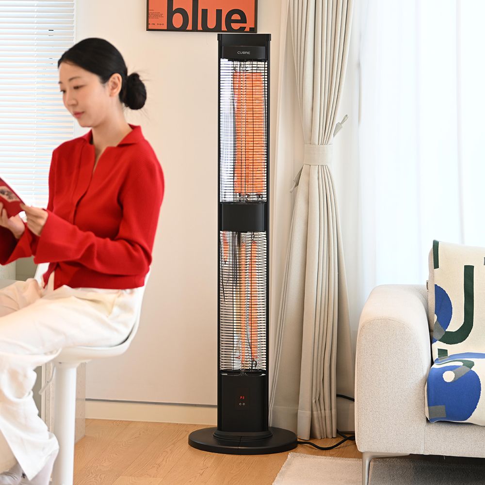 쿠오레 전기히터 업소용 난방기 대형 야외용 테라스 스토브 산업용 공장 CH-CP3000