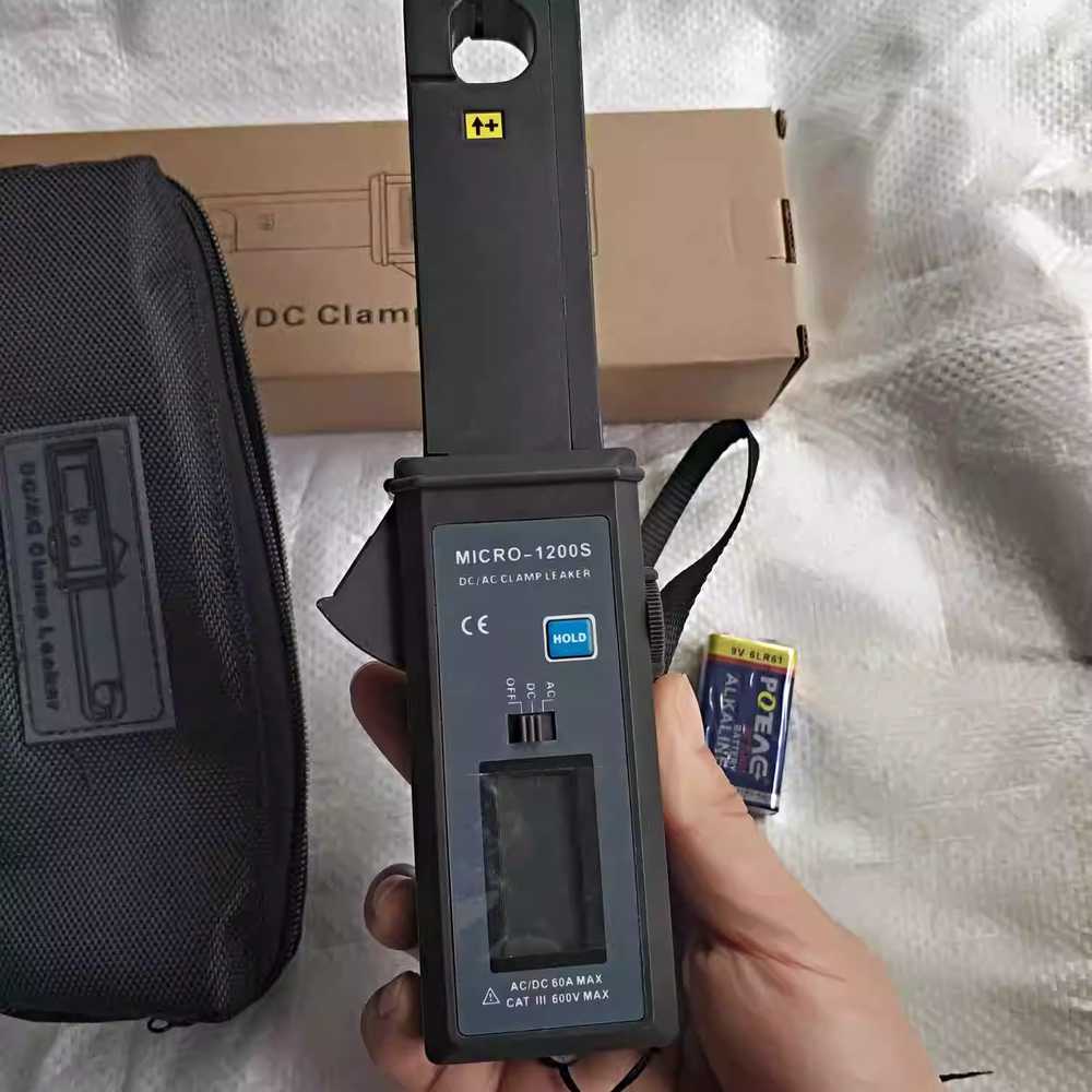 휴대용 전류 테스트 전류계 전기 배선 점검 클램프 단일상품 - 상세 이미지 2