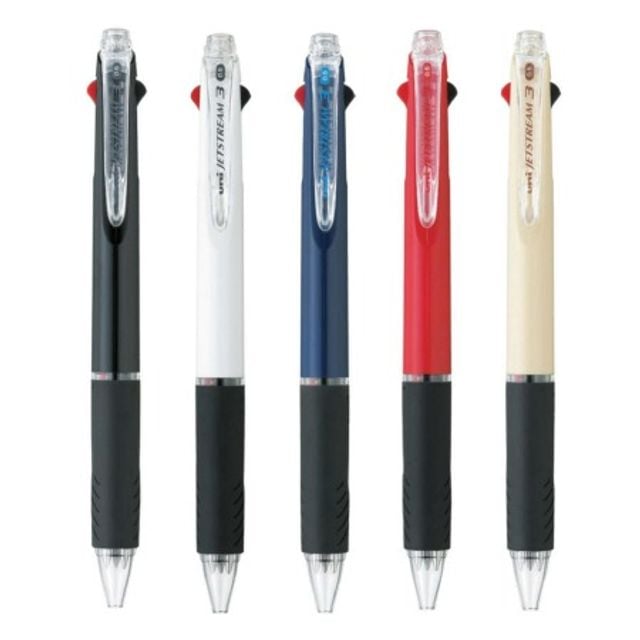 유니 제트스트림 3색 볼펜 0.5mm SXE3-400-05 블랙(24) - 상품 이미지