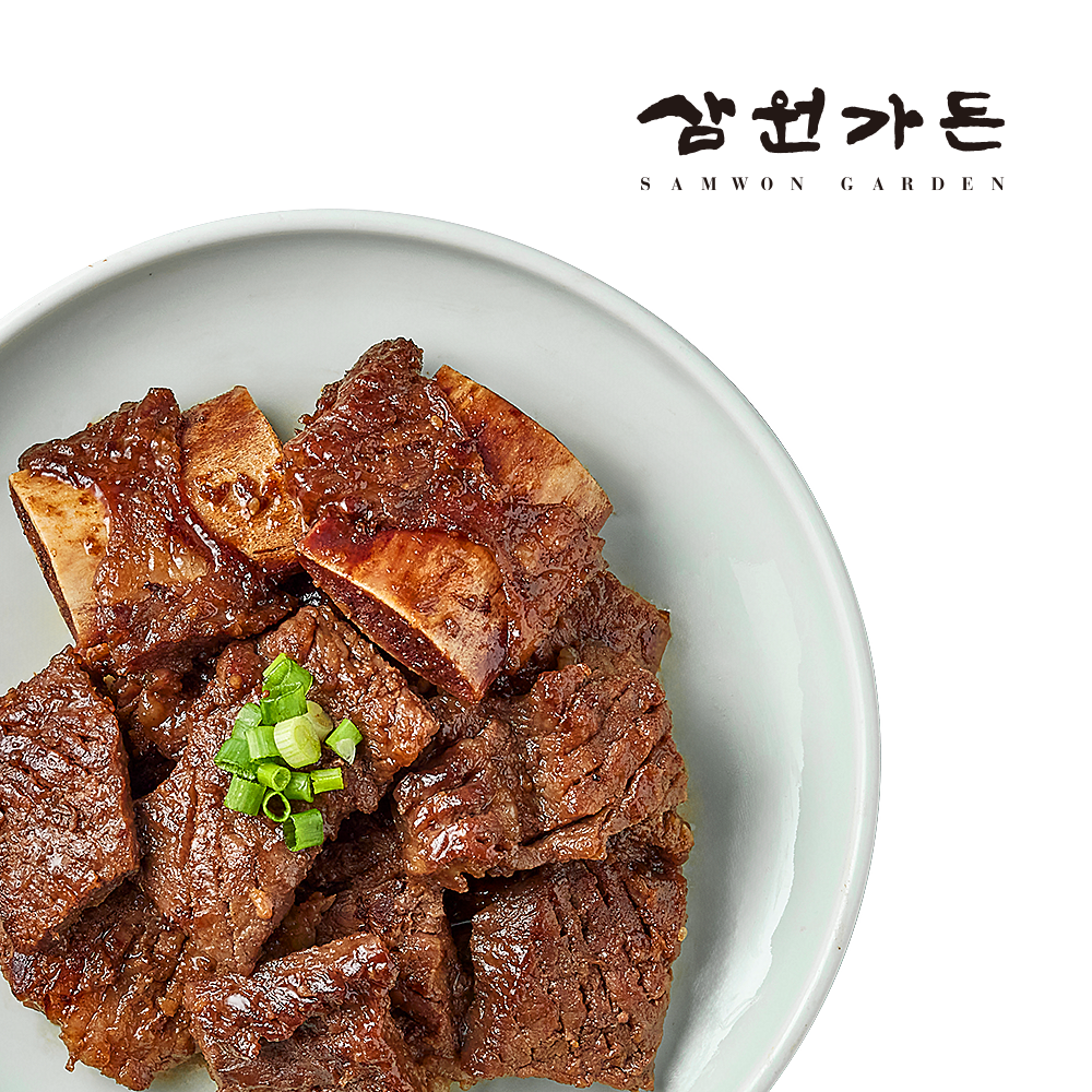 [삼원가든] 전통 양념 갈비 500g, 3팩 - 상품 이미지