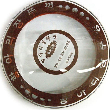 항아리 뚜껑 된장 단지 장독 유리 뚜껑 4호 29cm