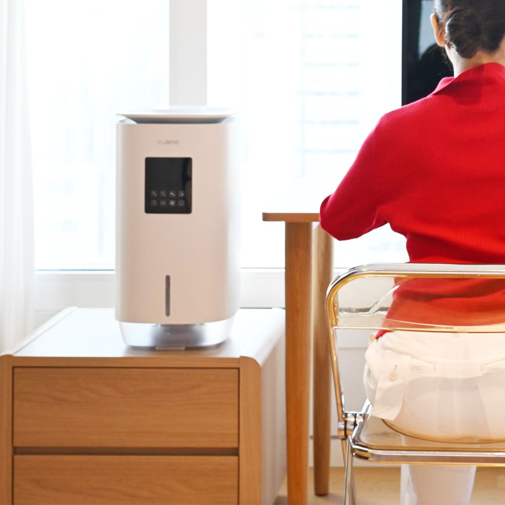 쿠오레 자연 증발 기화식 가습기 대용량 신생아 아기 가습기 CHD-EH10W