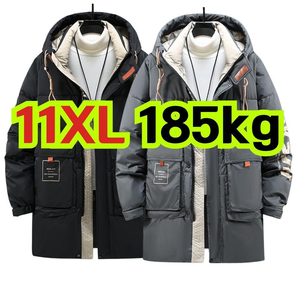 11XL 185kg 특대사이즈 겨울 패딩 방온 바람막이점퍼 두툼한 뚱보 패딩 빅사이즈 - 상품 이미지