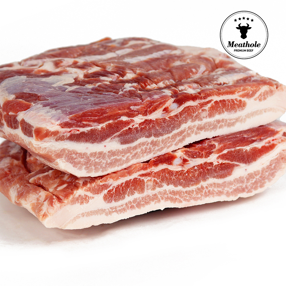 판때기 통삼겹살 원육 5kg 한판 냉동삼겹살 수육 보쌈 냉삼 리테일팩 - 상품 이미지