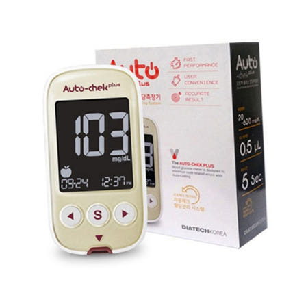스피어협력사OEM 오토첵 플러스 혈당측정기 혈당기 혈당체크