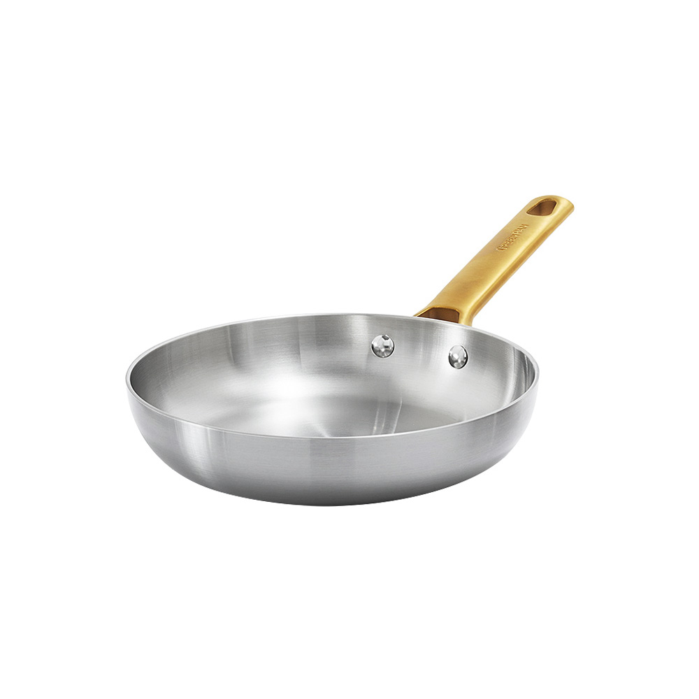 그린팬 파도바 스테인리스 스틸 스텐 인덕션 골드 프라이팬 20cm 이미지 6