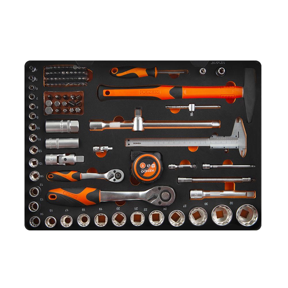 켄도 만능 캐리어 공구세트 161PC 출장용 공구가방 90703-TFO - 상세 이미지 3