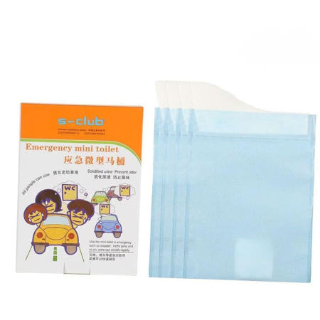 여행필수품 휴대용 소변봉투 일회용 주머니 세트