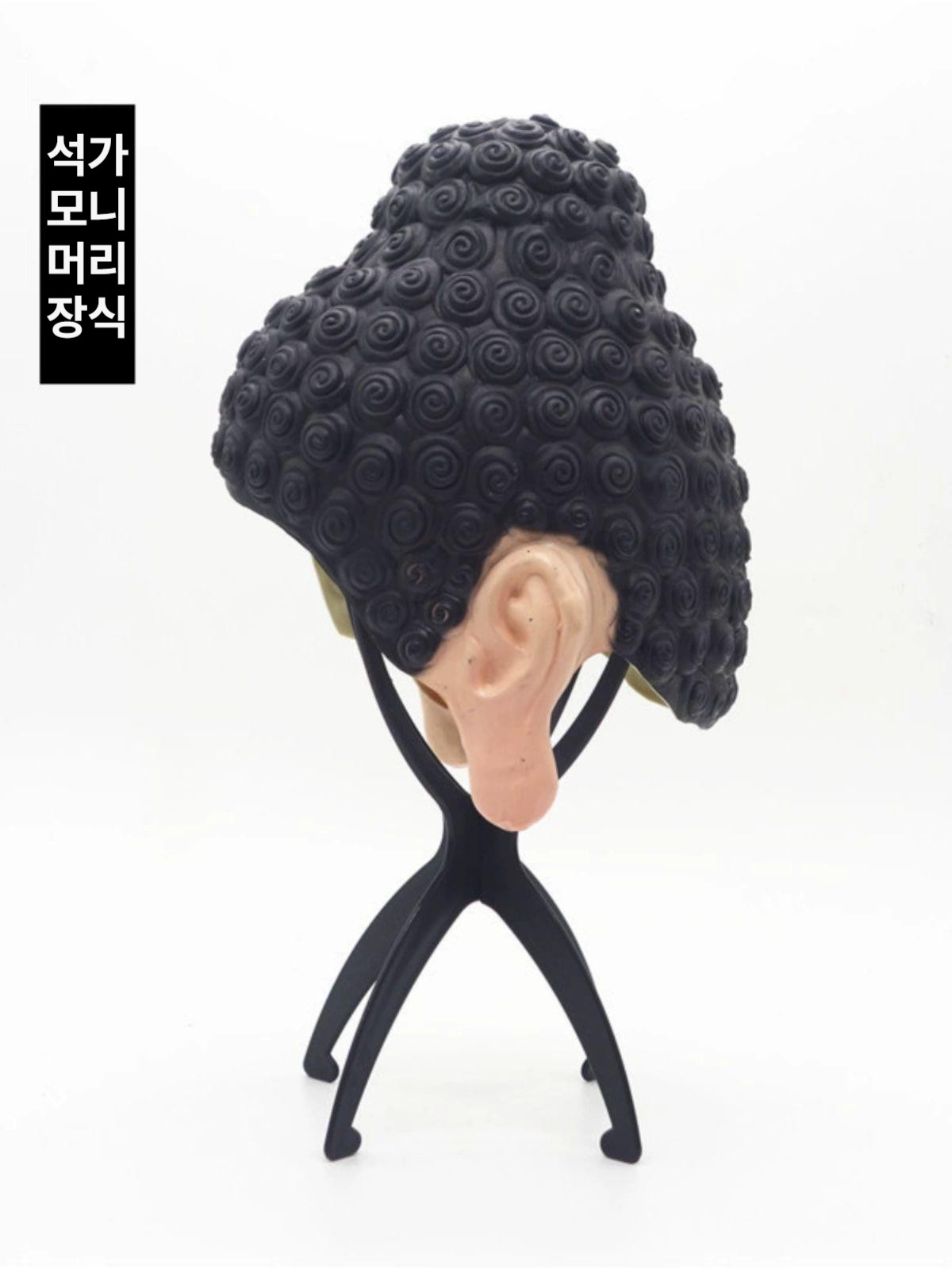 부처님 가발 서유기 여래불 머리 코스튬 코스프레 소품 보살 불교 수영모자 파티 장식 소도구 여래불 헤드커버 - 상세 이미지 2