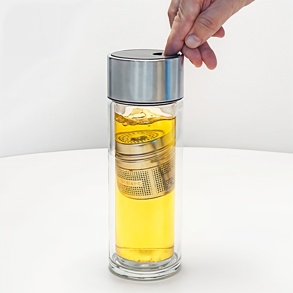 57도씨 마그넷 이중유리 티 보틀 400ml 이미지 7