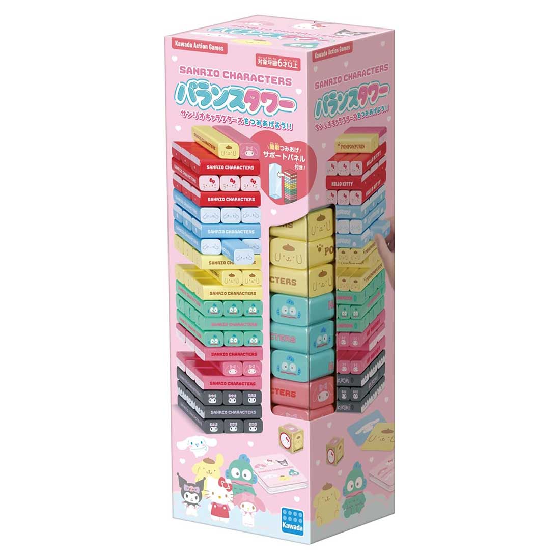 카와다 Kawada 밸런스 타워 산리오 캐릭터 보드게임 KG-042