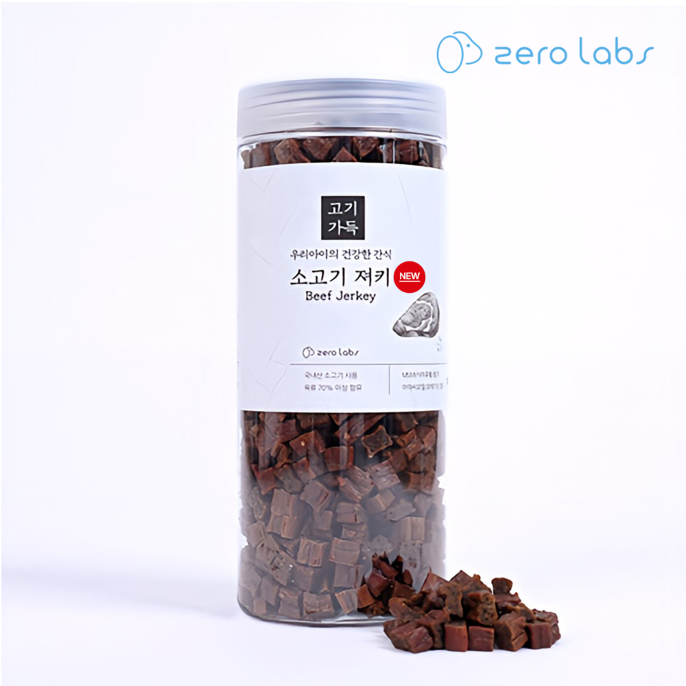 제로랩스 강아지 간식 대용량 반려견 노즈워크 훈련용 국내산 져키 고기가득 소고기 1kg - 상세 이미지 2