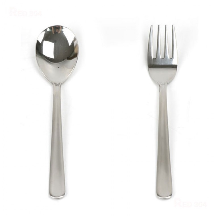 스텐 27종 레스토랑 커트러리 양식기 어린이 유아용 간식 디저트 스푼 수저 포크 14.2cm - 상품 이미지