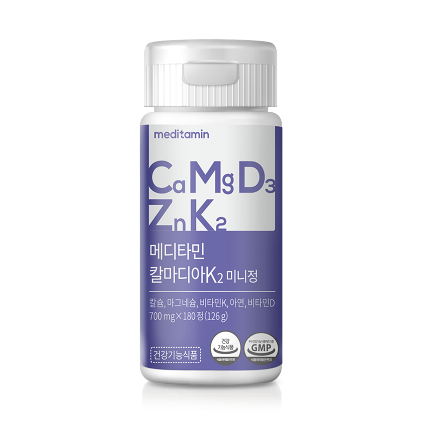 메디타민 칼마디아K2 미니정 뼈&치아 형성 신경 면역증진 180정, 2개 이미지 4