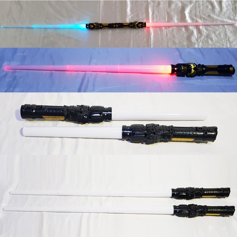 귀칼 3단 LED광선검 쌍칼 합체칼 전자칼 장난감칼 모형칼 야광칼 불빛칼 가짜칼 스타워즈 크리스마스선물 - 메인 이미지