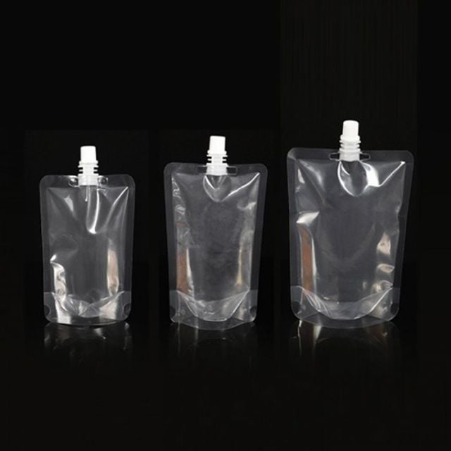 은플 투명 스파우트 음료파우치 액상주스 육수파우치 1파우치 음료팩-150ml - 상품 이미지