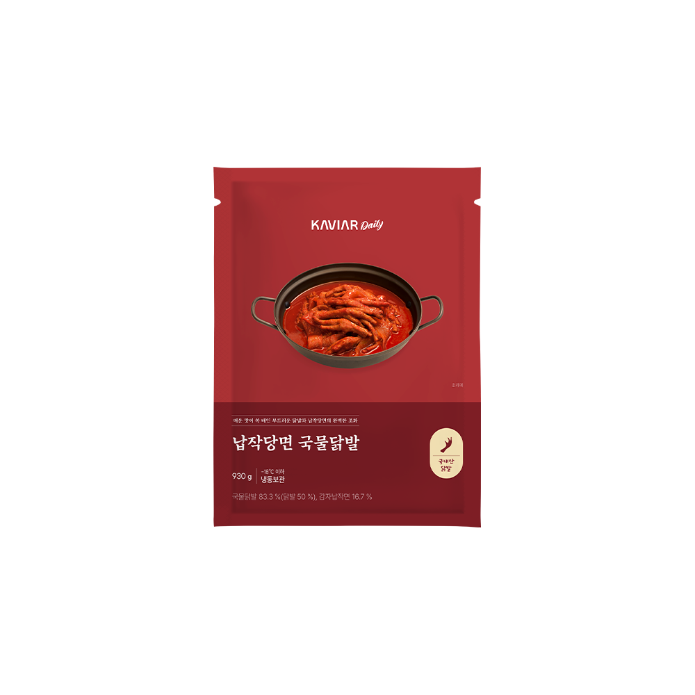 [캐비아데일리] 납작당면 국물닭발 600g - 상세 이미지 3