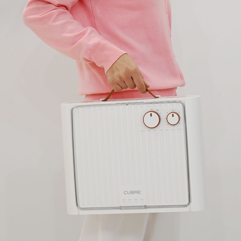 쿠오레 욕실 온풍기 가정용 벽걸이 전기 화장실 무타공 난방기 PTC 히터 CH-B20W