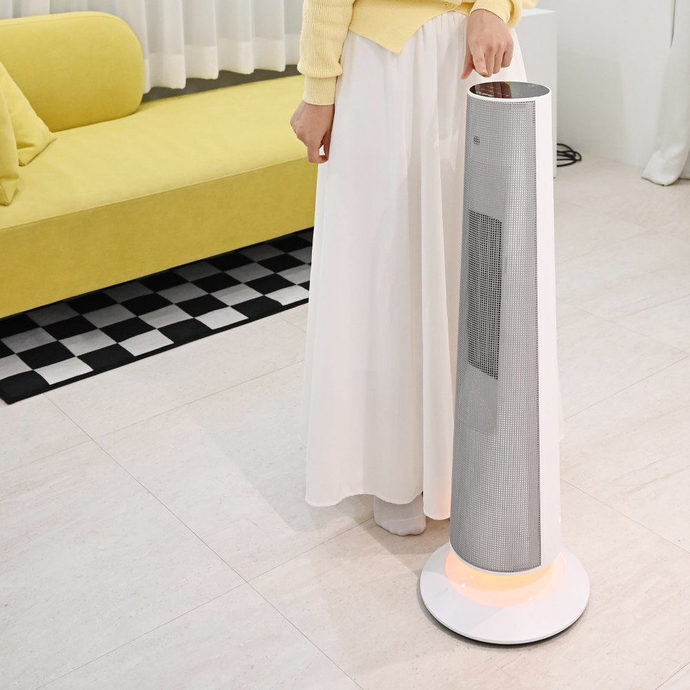 쿠오레 온풍기 플로팅히터 가정용 사무실 업소용 원룸 욕실 난로 CH-F25W(화이트)