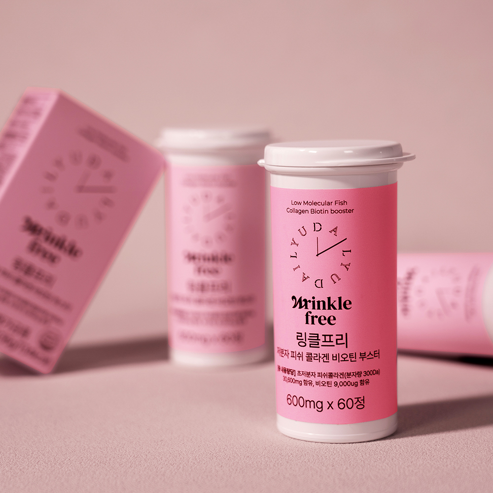 [6개월분] 데일리유 링클프리 저분자 피쉬 콜라겐 비오틴 부스터 60정, 6개 이미지 4