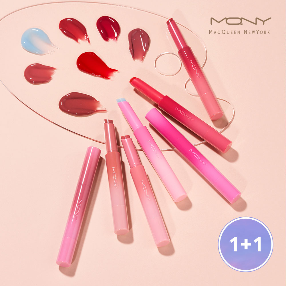 [1+1] 맥퀸뉴욕 테이퍼 캔들 멜팅 밤 1.8g 7종 /립스틱 립플럼퍼 립글로즈 틴트립밤 - 상품 이미지