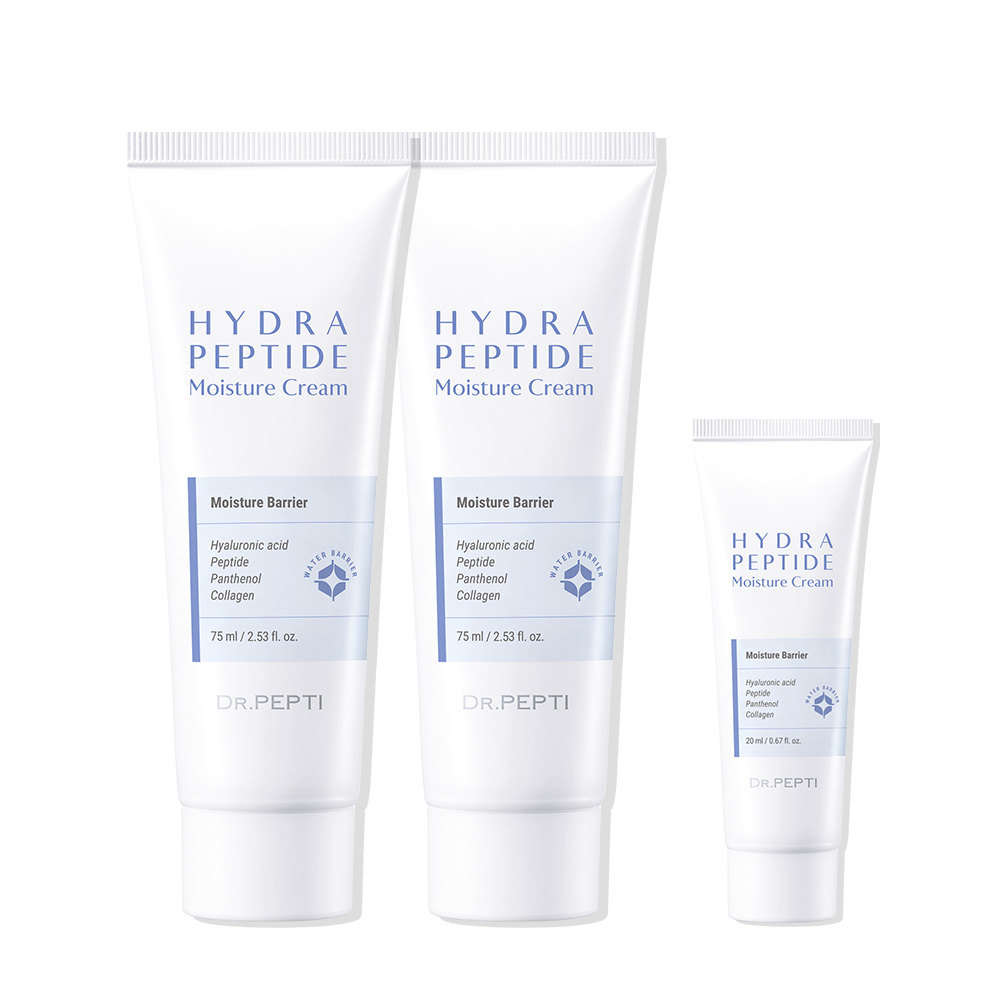 닥터펩티 하이드라 펩타이드 모이스처 크림 75mlx2개 (+20ml) - 상품 이미지
