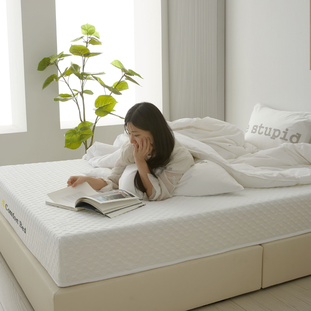 템포 메모리폼 매트리스 침대 롤팩 바닥 수면매트 1인용 화이트 19cm, LK(라지킹), 미디엄