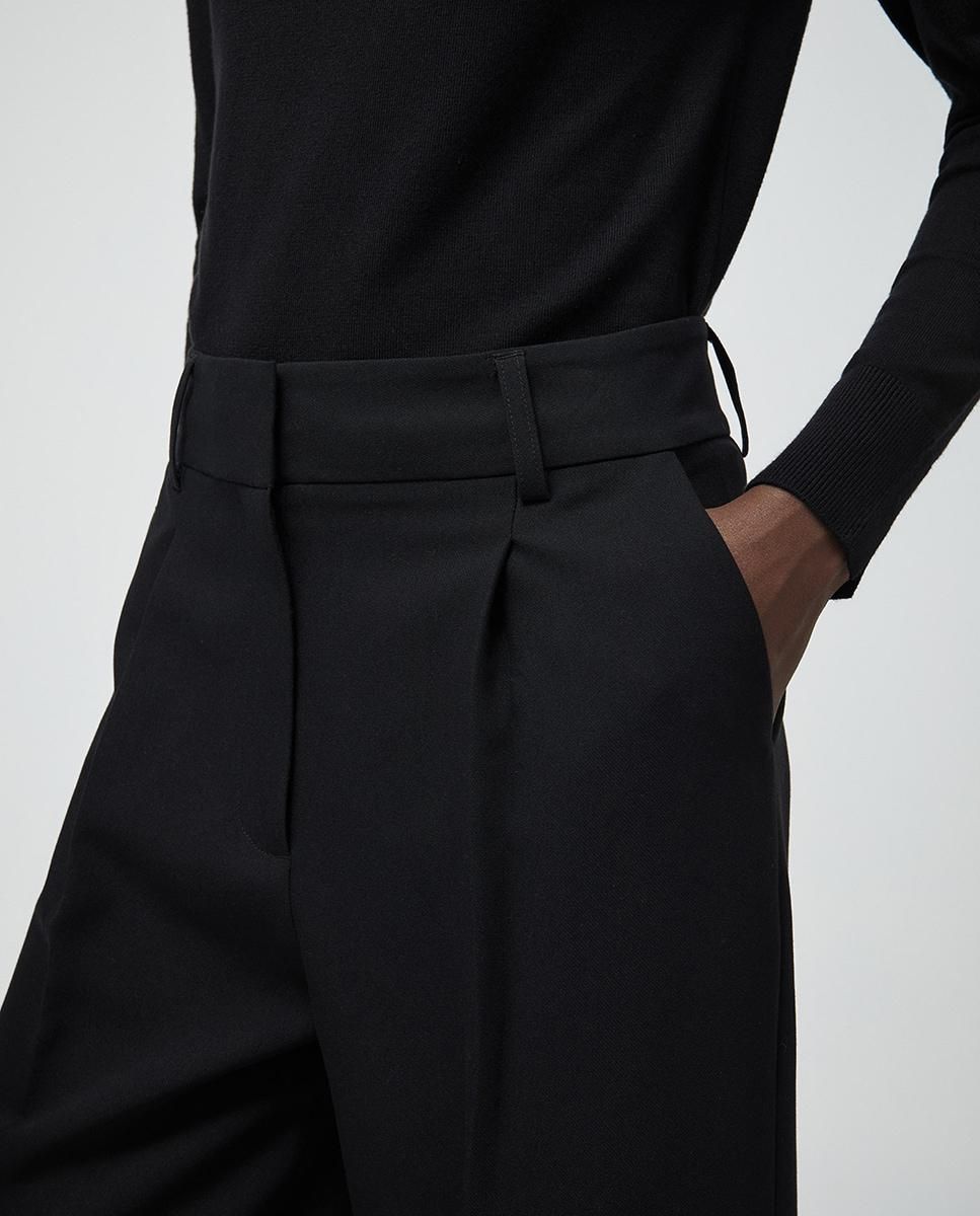 스페라 와이드 테크니컬 슬랙스 팬츠 58305106815 NEGRO - 상세 이미지 3