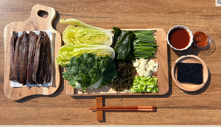 구룡포 과메기 10미 20쪽 야채 풀세트 발과메기 - 상세 이미지 3