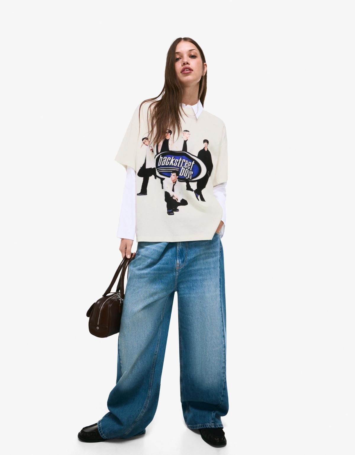 버쉬카 백스트리트 보이즈 프린트 반팔 티셔츠 7649/210 OFF WHITE - 상세 이미지 5